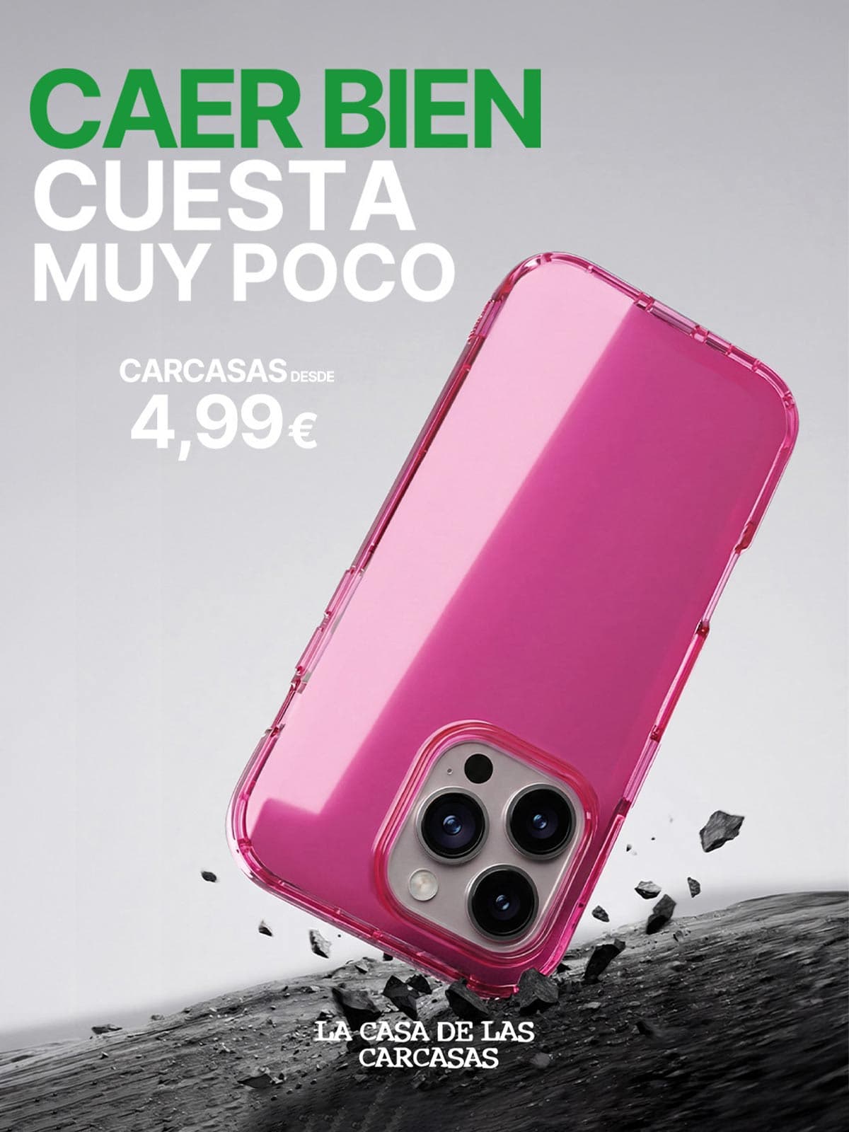 Carcasas para móvil desde 4,99 € en La Casa de las Carcasas Valladolid. Diseño, protección y buen precio para cambiar de estilo cuando quieras. Disponible en RÍO Shopping.